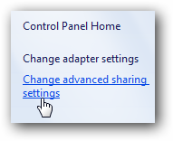 Advanced sharing options